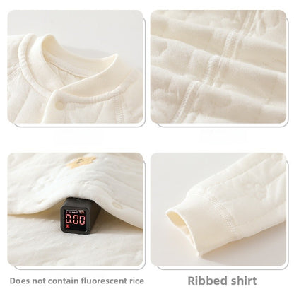 Cartoon Children's Coat Made Of Over 90% Cotton, Warm And Comfortable For Babies 0-2 Years, Ideal For Daily Wear