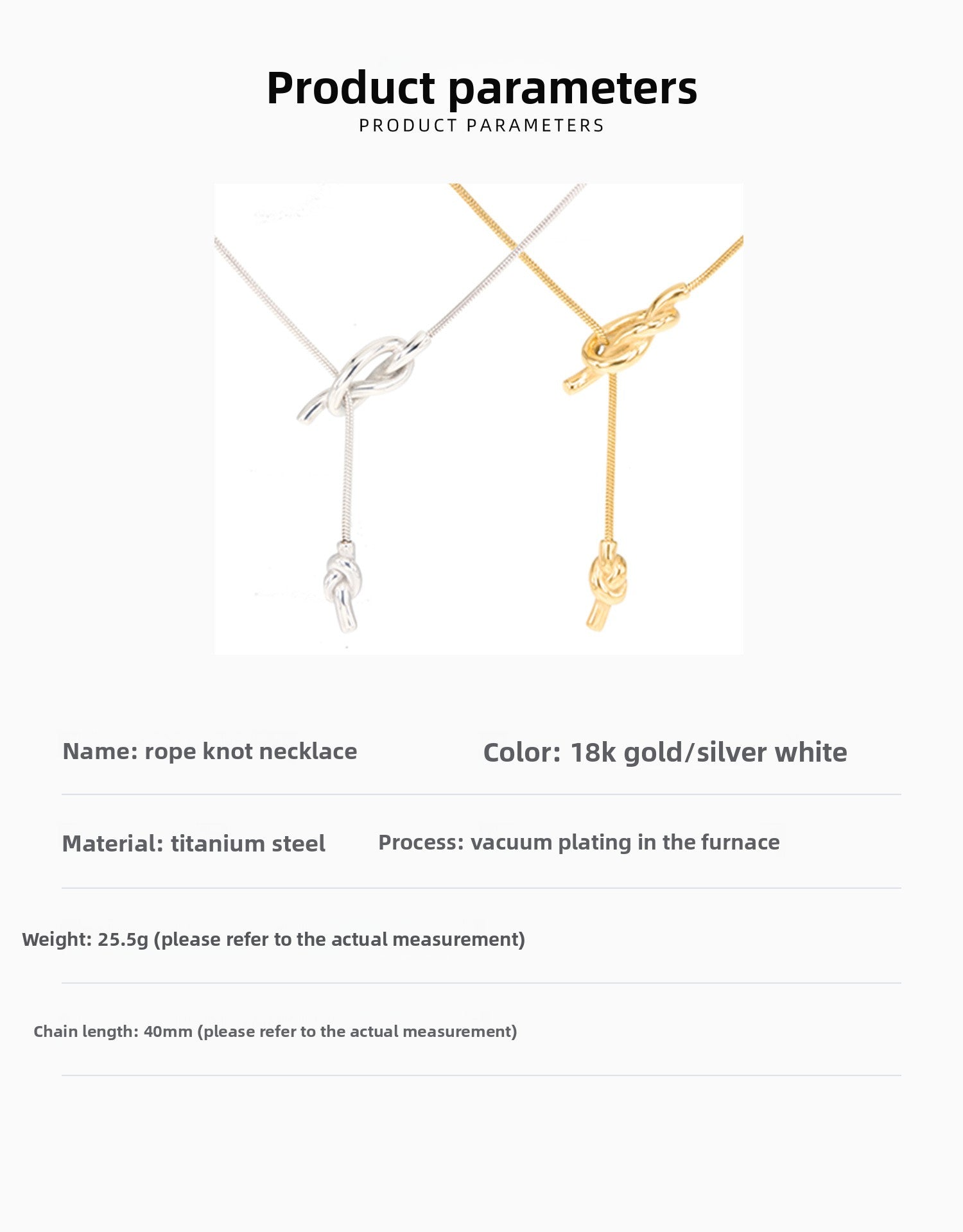 Tassel Sweater Chain Necklace In Electroplated Titanium Steel With Snake Chain, Unisex Design