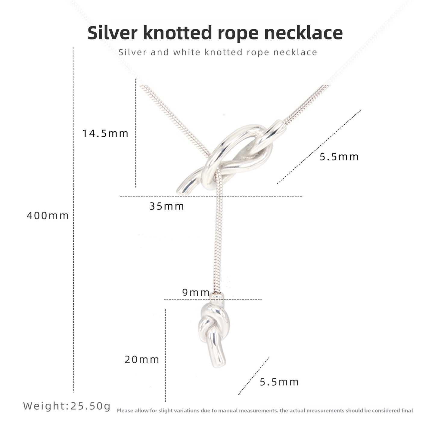 Tassel Sweater Chain Necklace In Electroplated Titanium Steel With Snake Chain, Unisex Design