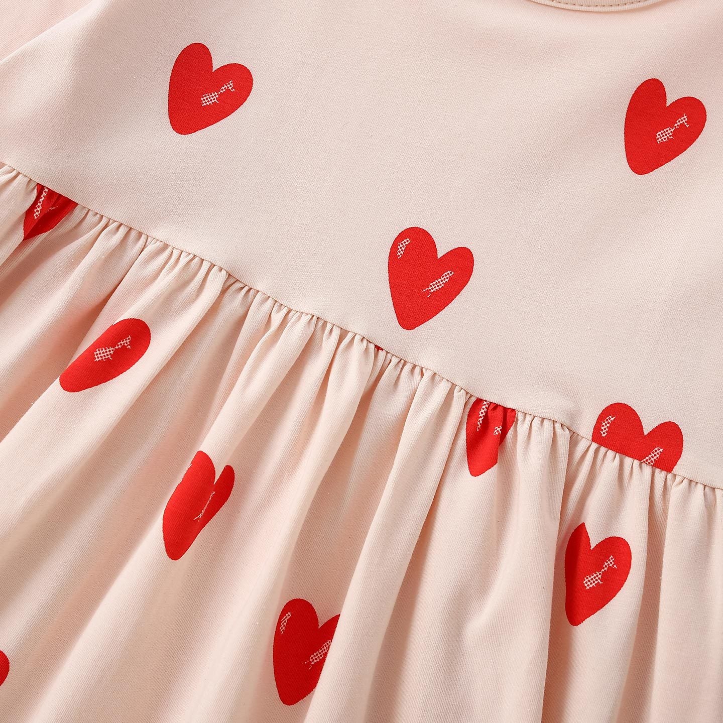 Girls' Cartoon Princess Dress In Cotton With Long Sleeves, Perfect For Toddler Autumn Wear