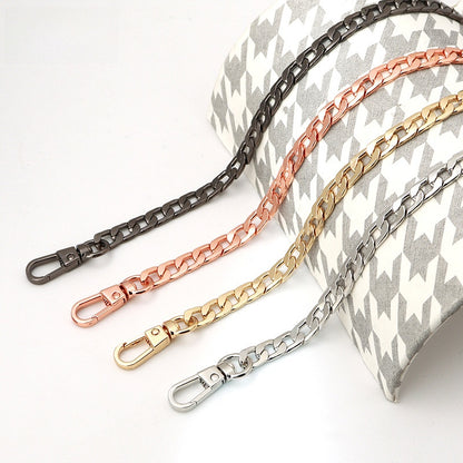 Solid Color Bag Strap Made Of Durable Zinc Alloy, Stylish And Functional Accessory For Your Bags