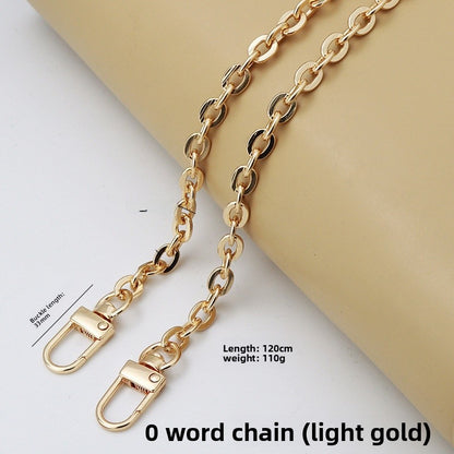 Solid Color Bag Strap Made Of Durable Zinc Alloy, Stylish And Functional Accessory For Your Bags