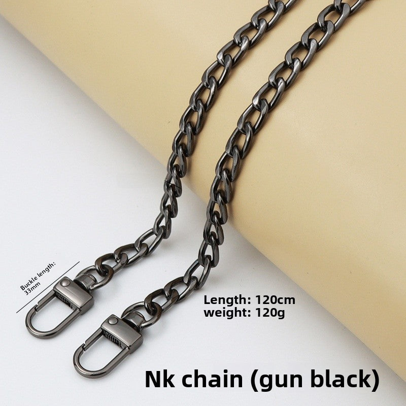 Solid Color Bag Strap Made Of Durable Zinc Alloy, Stylish And Functional Accessory For Your Bags