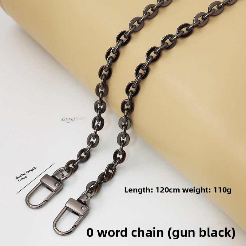 Solid Color Bag Strap Made Of Durable Zinc Alloy, Stylish And Functional Accessory For Your Bags