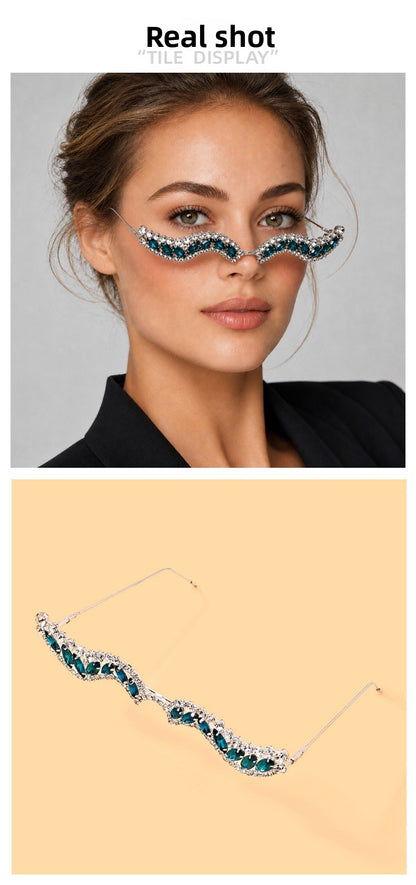 Special-Shaped Full Frame Glasses For Adults With Resin Lenses In Silver, Ideal For Spring And Summer