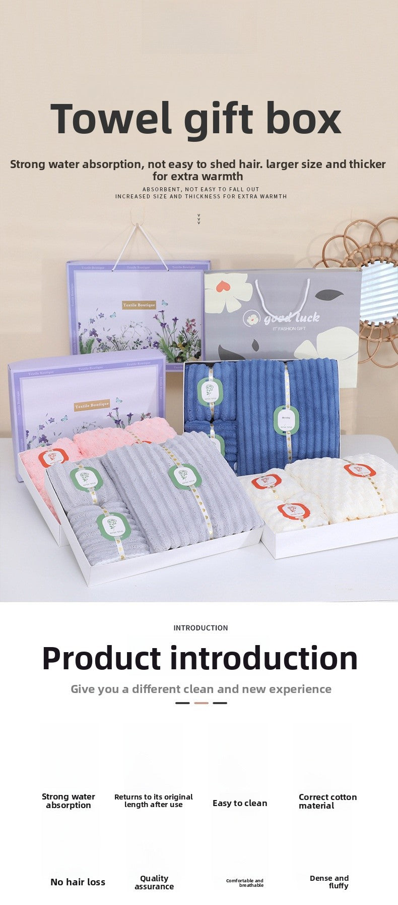 Towels And Shower Cap Gift Set, Perfect For Home Textiles And Bathroom Essentials