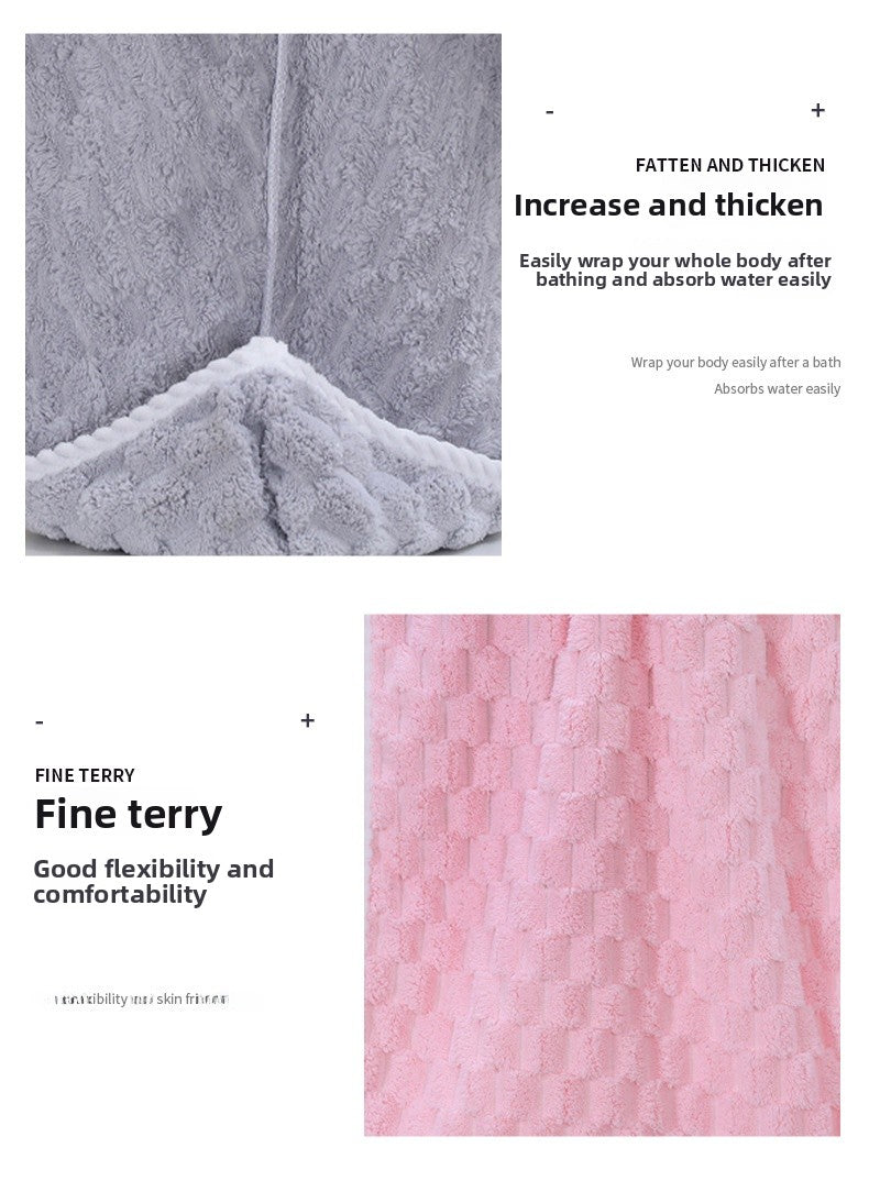 Towels And Shower Cap Gift Set, Perfect For Home Textiles And Bathroom Essentials