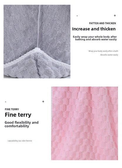 Towels And Shower Cap Gift Set, Perfect For Home Textiles And Bathroom Essentials