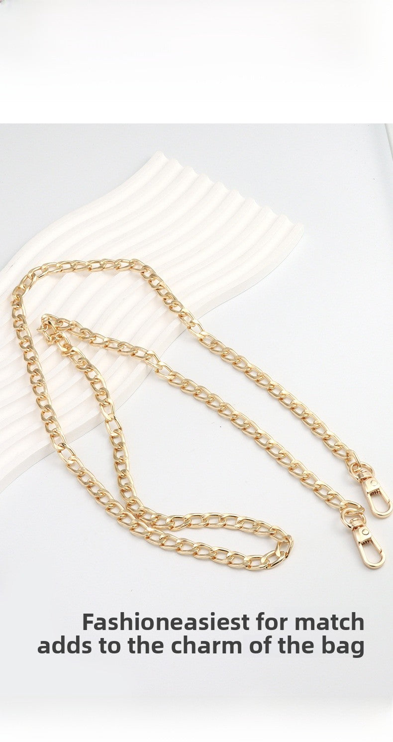 Solid Color Metal Bag Strap In Streetwear Style For Bag Accessories