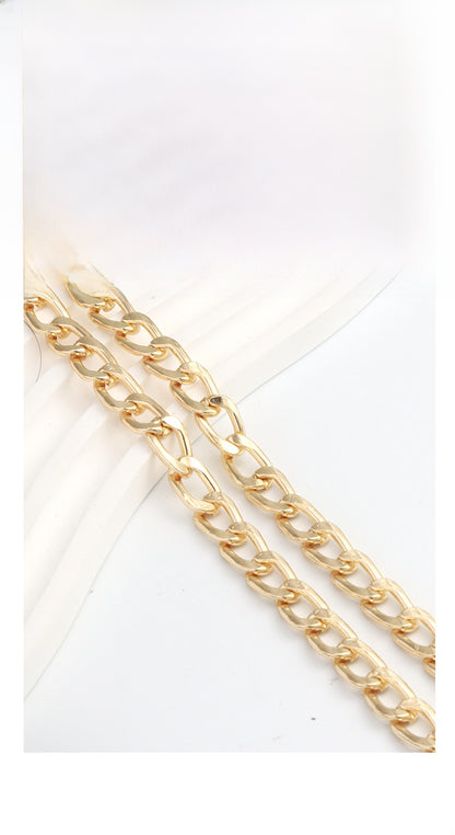 Solid Color Metal Bag Strap In Streetwear Style For Bag Accessories