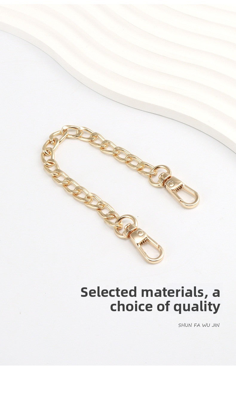 Solid Color Metal Bag Strap In Streetwear Style For Bag Accessories