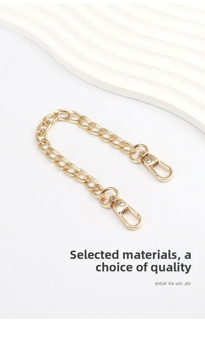 Solid Color Metal Bag Strap In Streetwear Style For Bag Accessories