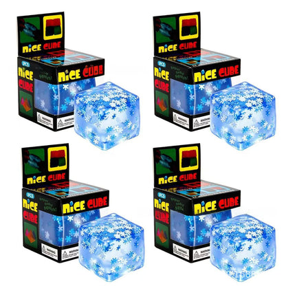 Snowflake Squishy Toy Made Of Soft TPR Material, Transparent Stress Relief Toy For Relaxation