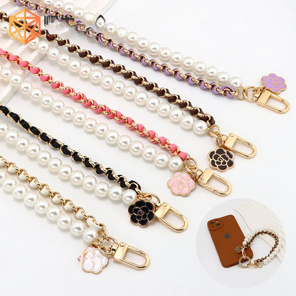 Pearl Bag Strap Made Of Durable Metal For Stylish And Elegant Bag Accessories