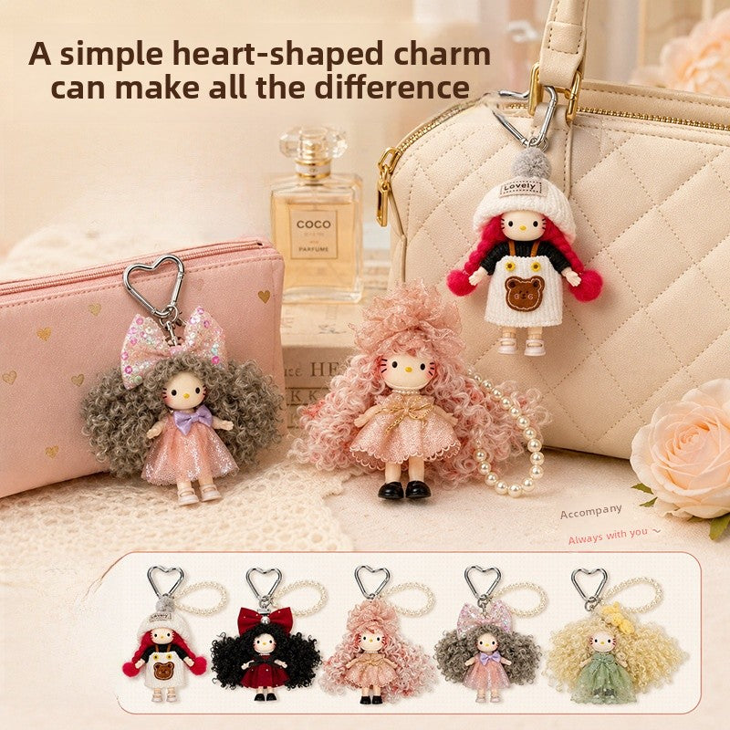 Car Soft Clay Key Chain Bag Charm, Perfect Christmas Gift For Key Chains And Bag Accessories