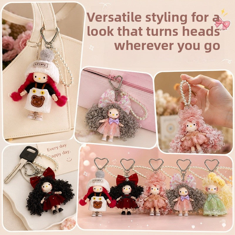 Car Soft Clay Key Chain Bag Charm, Perfect Christmas Gift For Key Chains And Bag Accessories