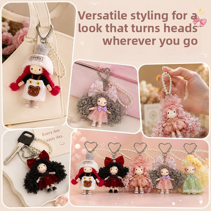Car Soft Clay Key Chain Bag Charm, Perfect Christmas Gift For Key Chains And Bag Accessories