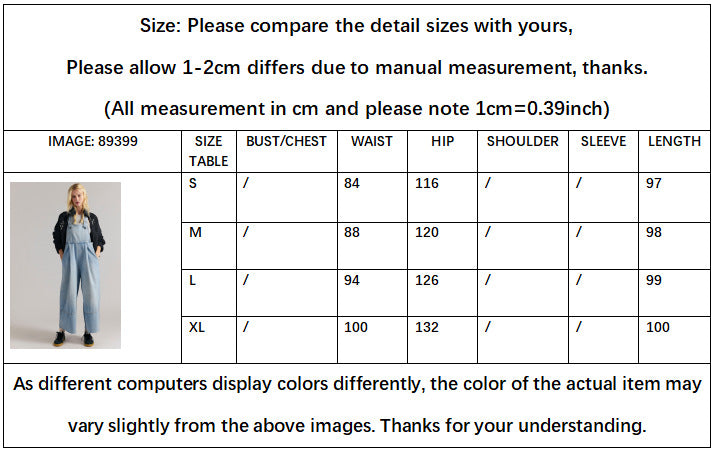 Women's Inelastic Denim Cotton Dungarees Full Length Casual Jeans With Washed Finish For Spring
