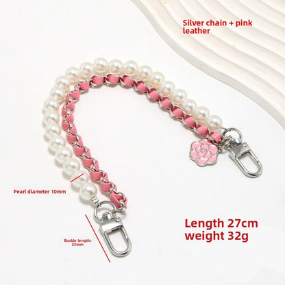Pearl Bag Strap Made Of Durable Metal For Stylish And Elegant Bag Accessories