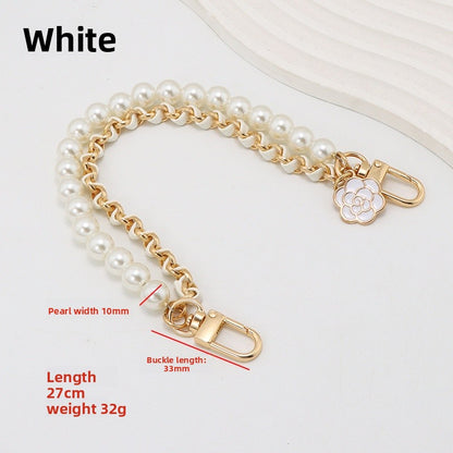 Pearl Bag Strap Made Of Durable Metal For Stylish And Elegant Bag Accessories