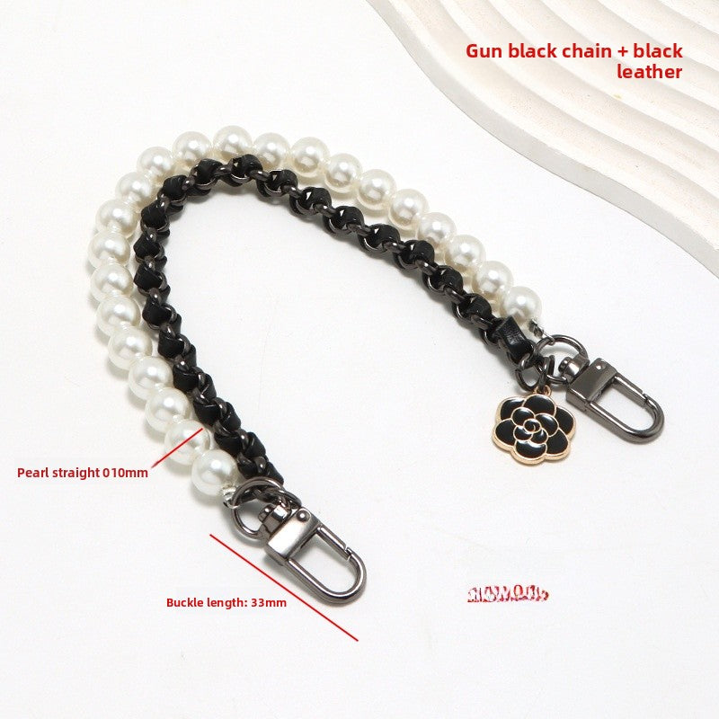 Pearl Bag Strap Made Of Durable Metal For Stylish And Elegant Bag Accessories