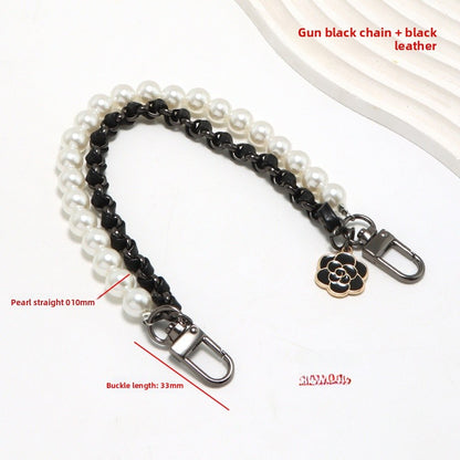 Pearl Bag Strap Made Of Durable Metal For Stylish And Elegant Bag Accessories