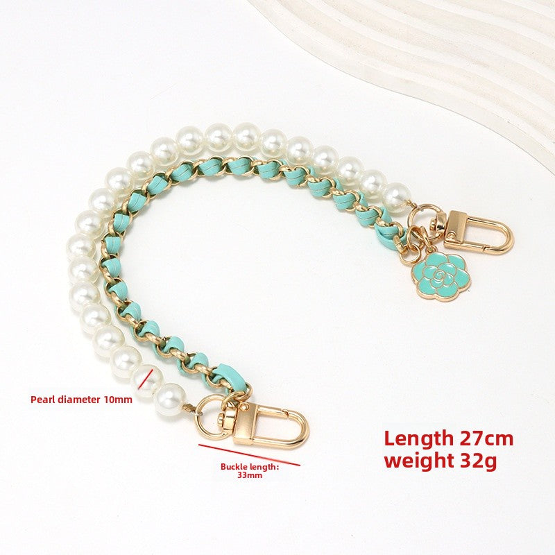 Pearl Bag Strap Made Of Durable Metal For Stylish And Elegant Bag Accessories