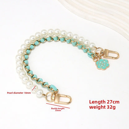 Pearl Bag Strap Made Of Durable Metal For Stylish And Elegant Bag Accessories