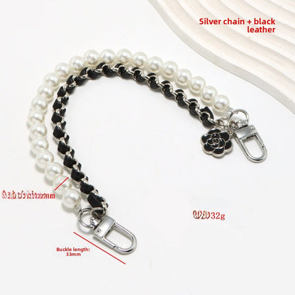 Pearl Bag Strap Made Of Durable Metal For Stylish And Elegant Bag Accessories