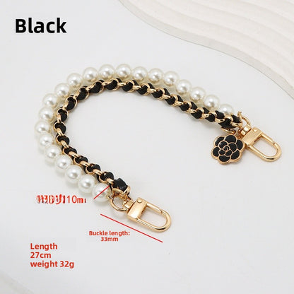 Pearl Bag Strap Made Of Durable Metal For Stylish And Elegant Bag Accessories