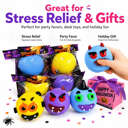 Halloween Dog Fidget Toy In Multicolor, Funny Slow Rebound Toy, 1 PCS Package