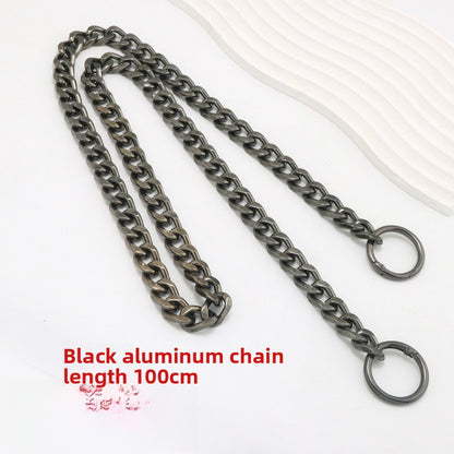Solid Color Metal Bag Strap With Sweet Style For Elegant And Chic Accessories