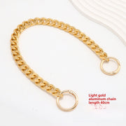 Light Gold Aluminum Chain, 40cm Total Length