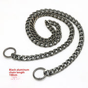 Gunmetal Aluminum Chain, 120cm Total Length