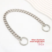 Silver Aluminum Chain, 40cm Total Length