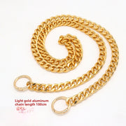 Light Gold Aluminum Chain, 120cm Total Length
