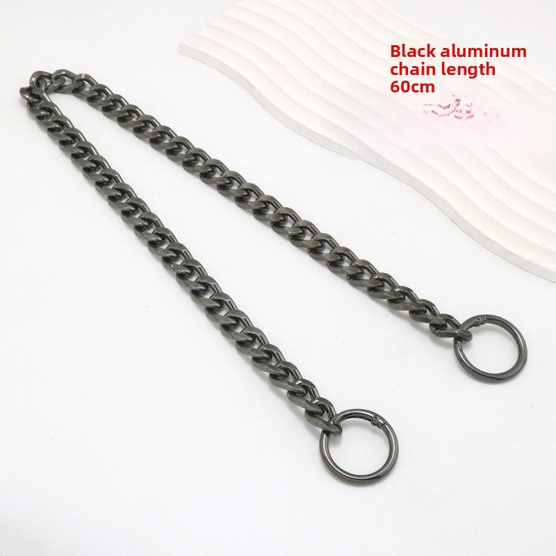 Solid Color Metal Bag Strap With Sweet Style For Elegant And Chic Accessories