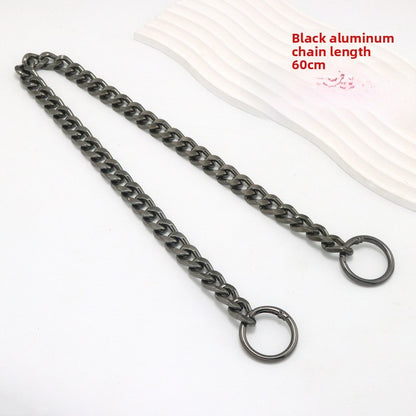 Solid Color Metal Bag Strap With Sweet Style For Elegant And Chic Accessories