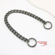 Gunmetal Aluminum Chain, 40cm Total Length