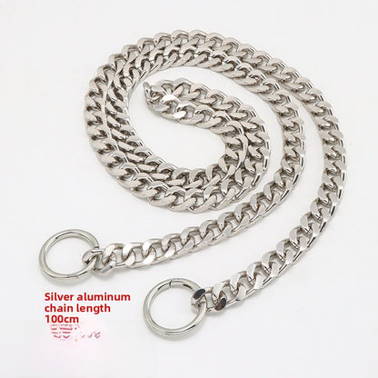 Solid Color Metal Bag Strap With Sweet Style For Elegant And Chic Accessories
