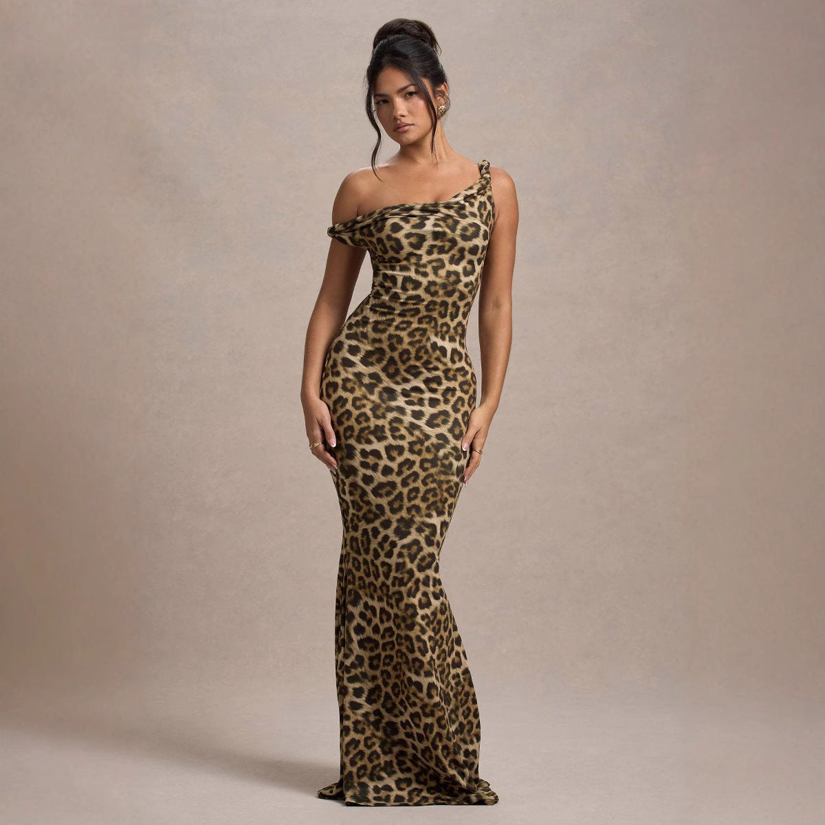 Sexy Sleeveless Abstract Bodycon Dress With Boat Neck In Polyester For Casual Occasion