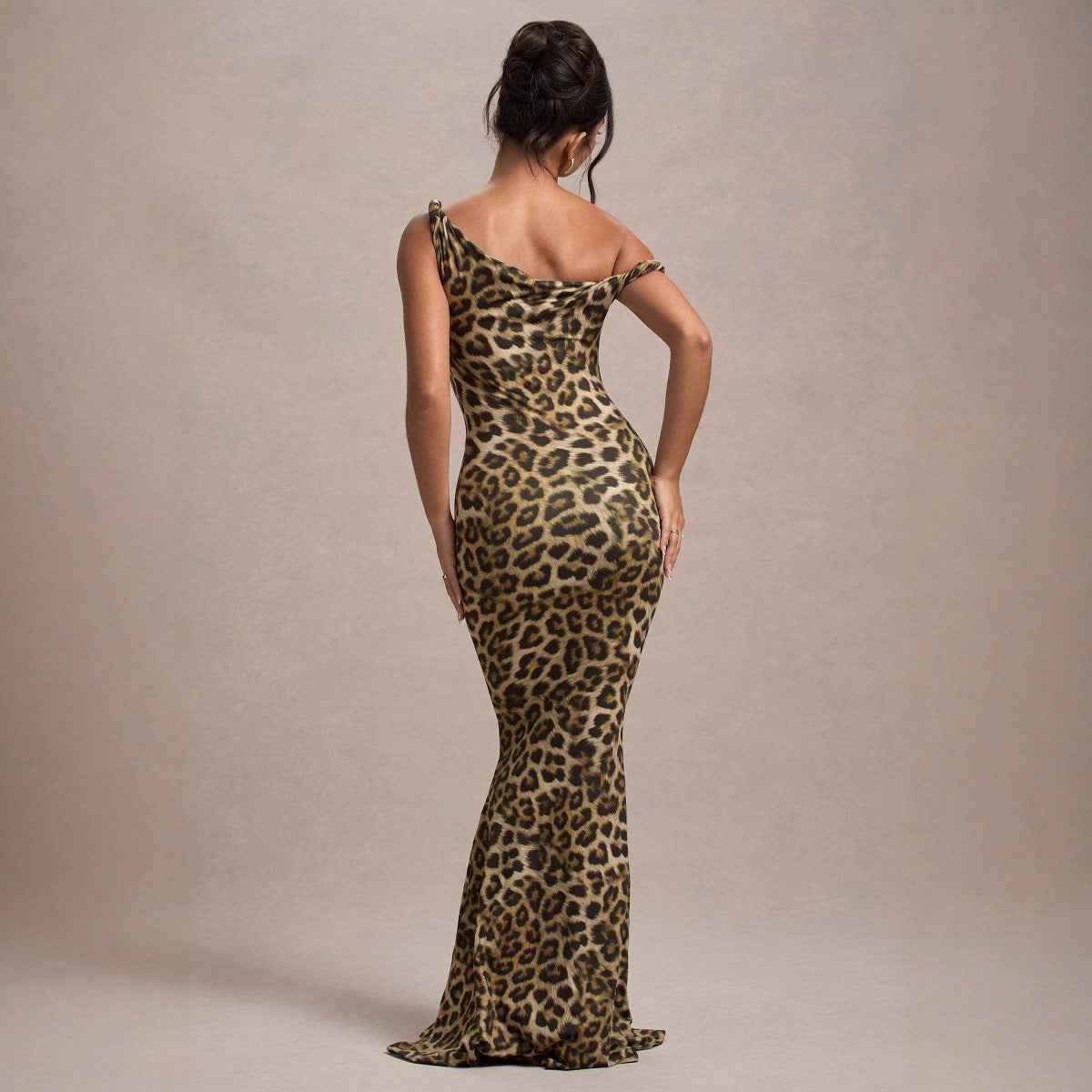 Sexy Sleeveless Abstract Bodycon Dress With Boat Neck In Polyester For Casual Occasion