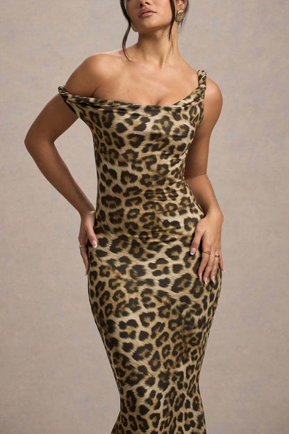Sexy Sleeveless Abstract Bodycon Dress With Boat Neck In Polyester For Casual Occasion
