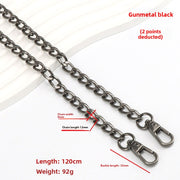 120CM Gunmetal Buckle