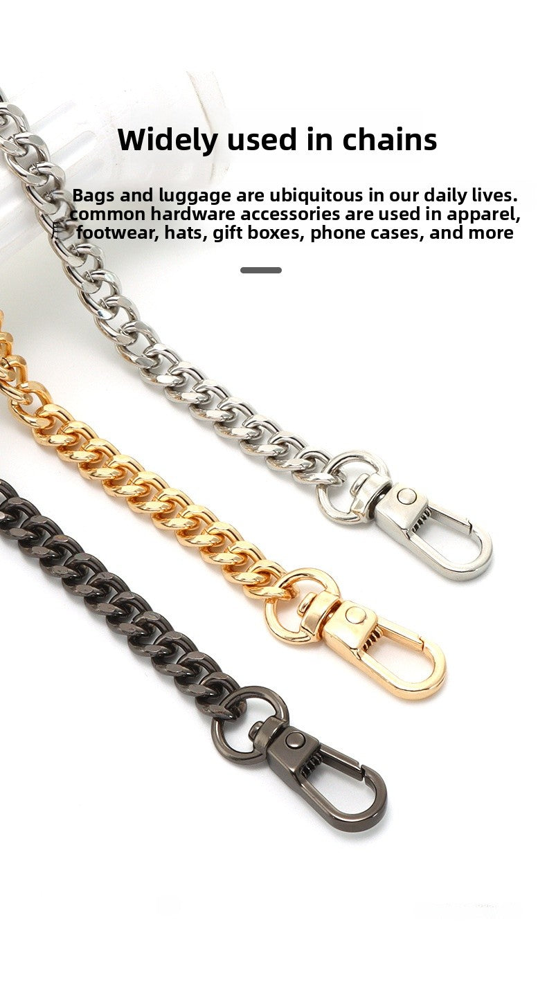Solid Color Bag Strap In Zinc Alloy Featuring Streetwear Style For Durable And Trendy Accessories