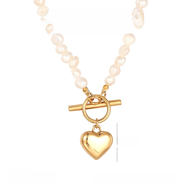 Handmade Freshwater Pearl Necklace For Women Featuring 5-6mm Simple Style Pearls