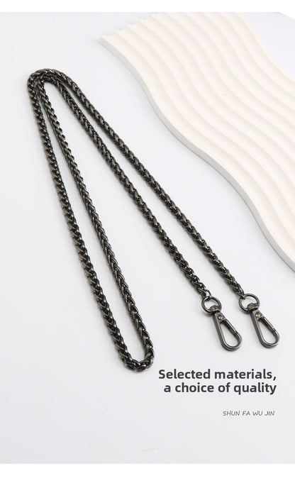 Solid Color Bag Strap In Zinc Alloy Featuring Streetwear Style For Durable And Trendy Accessories