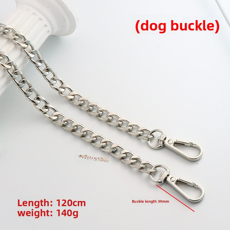 Solid Color Bag Strap In Zinc Alloy Featuring Streetwear Style For Durable And Trendy Accessories
