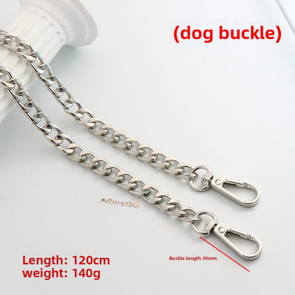Solid Color Bag Strap In Zinc Alloy Featuring Streetwear Style For Durable And Trendy Accessories