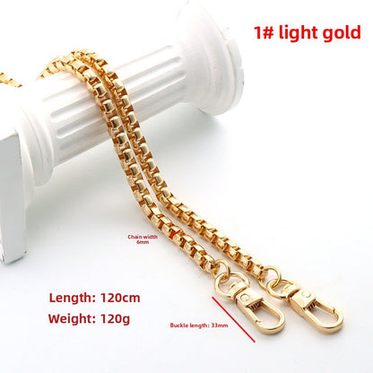 Solid Color Bag Strap In Zinc Alloy Featuring Streetwear Style For Durable And Trendy Accessories
